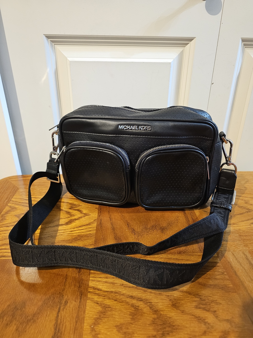 Michael Kors Black  Crossbody Camera Bag